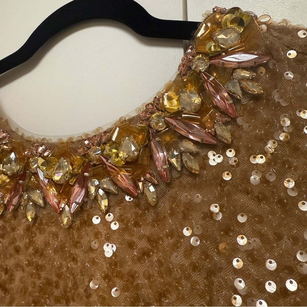 NWT | Sachin + Babi Honey Shiloh Sequin Gown Size 8 - Picture 6 of 17